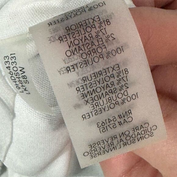 Karl Lagerfeld Paris Size 10 Plaid Tweed Shift Dress Black White NWT - Picture 7 of 7